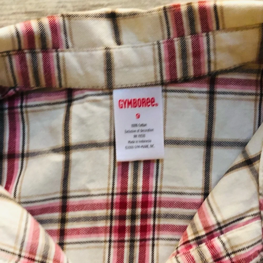 Vintage Gymboree Cowgirl plaid flannel! Size 9